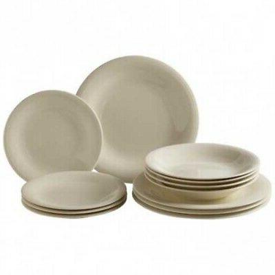 service vaisselle 12 pieces loop natural 1952847271