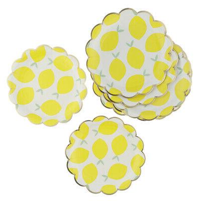 set de 8 assiettes papier vaisselle jetable