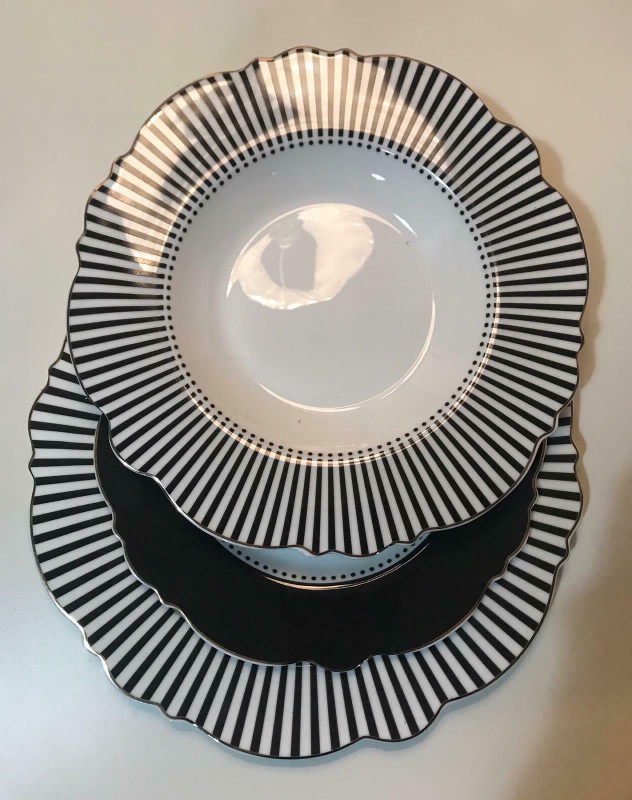 set vaisselle madame recamier 18 pieces
