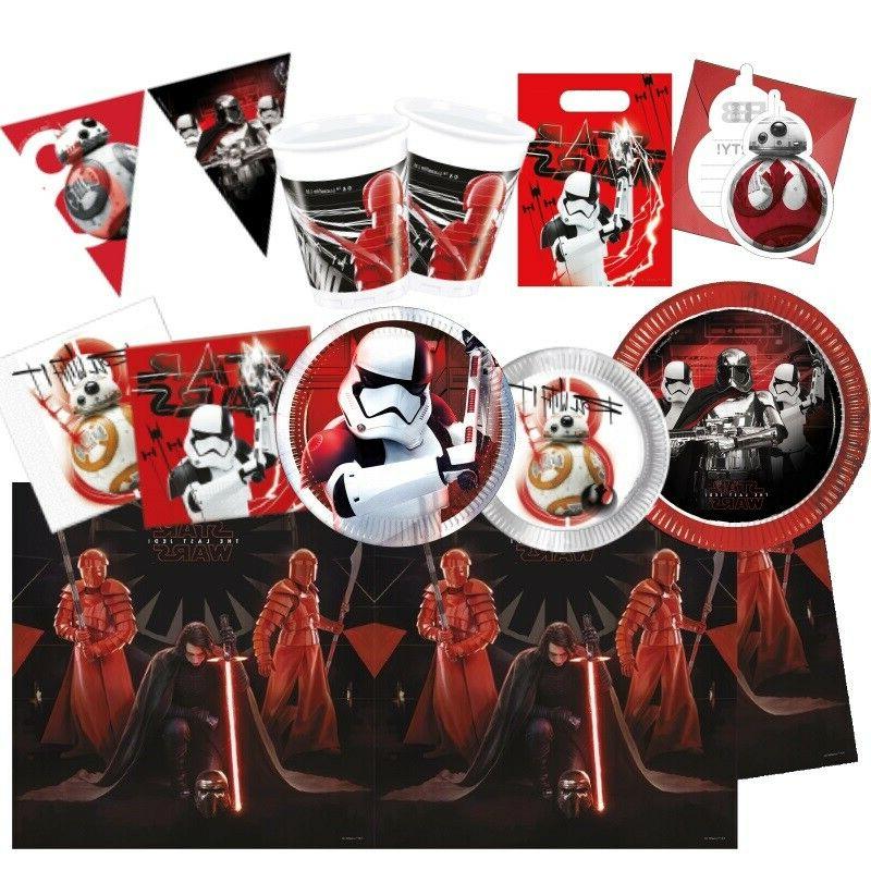 star wars ep8 fete fournitures vaisselle sacs