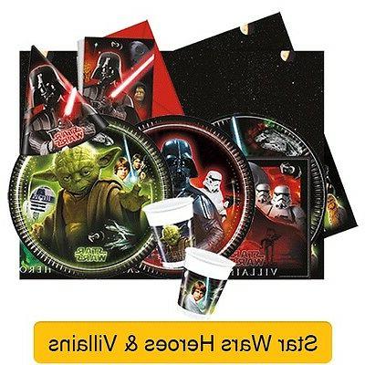 star wars heroes and villians anniversaire fete