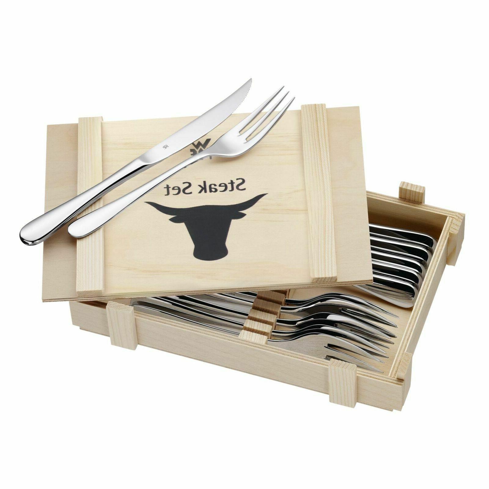 steak couverts acier inoxydable 12 pieces pour