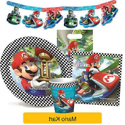 super mario kart anniversaire fete gamme vaisselle