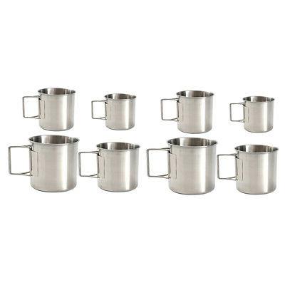 tasses a eau en acier inoxydable tasses