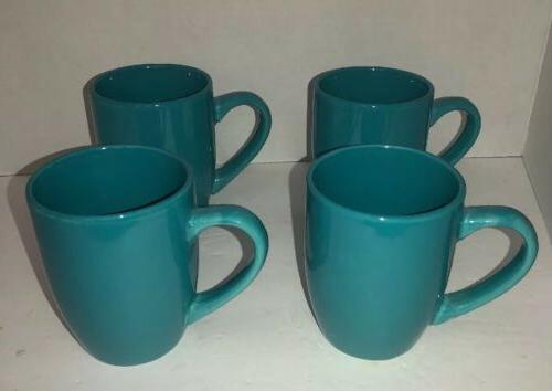 turquoise gres cafe tasses vaisselle ensemble neuf