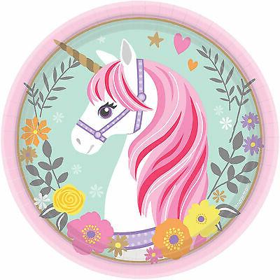 vaisselle de papier officiel licorne magie pour