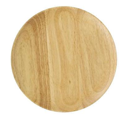 vaisselle en bois rond dessert noix patisserie