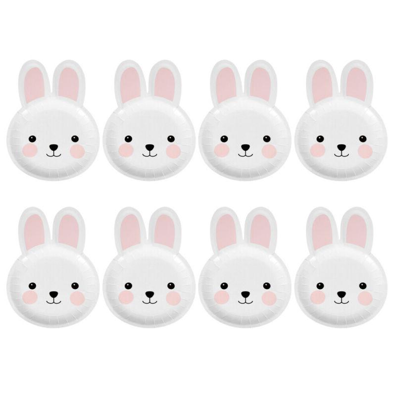 vaisselle jetable de paques 8pcs pour l