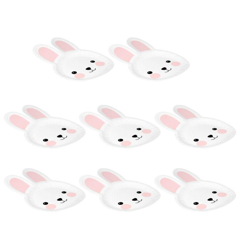 vaisselle jetable de paques 8pcs pour la