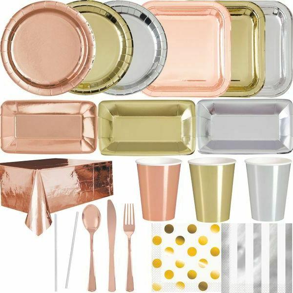 vaisselle jetable fete d anniversaire mariage anniversaire