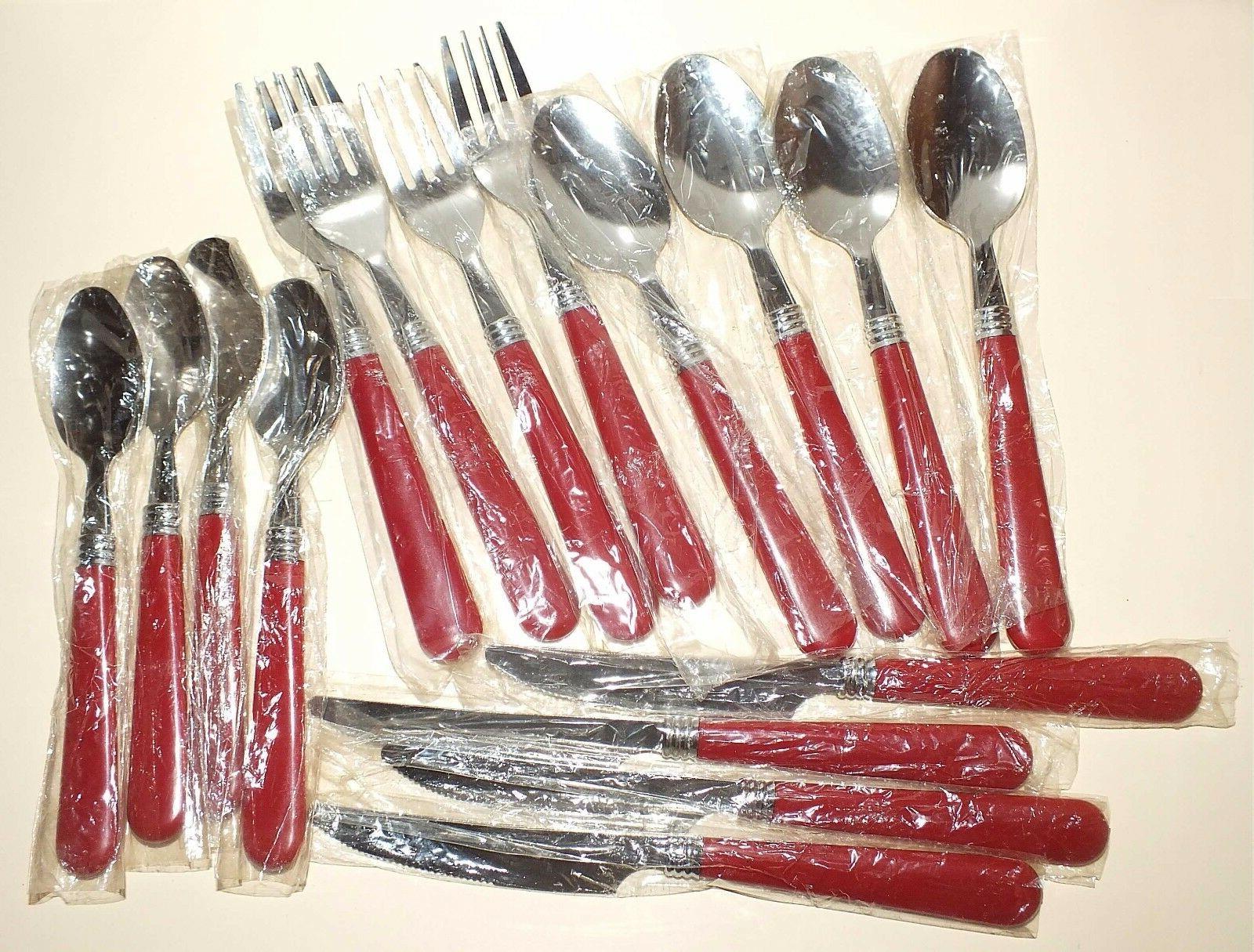 vaisselle lot de 4 couverts set complet