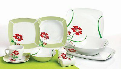vaisselle service de table service 40tlg carre