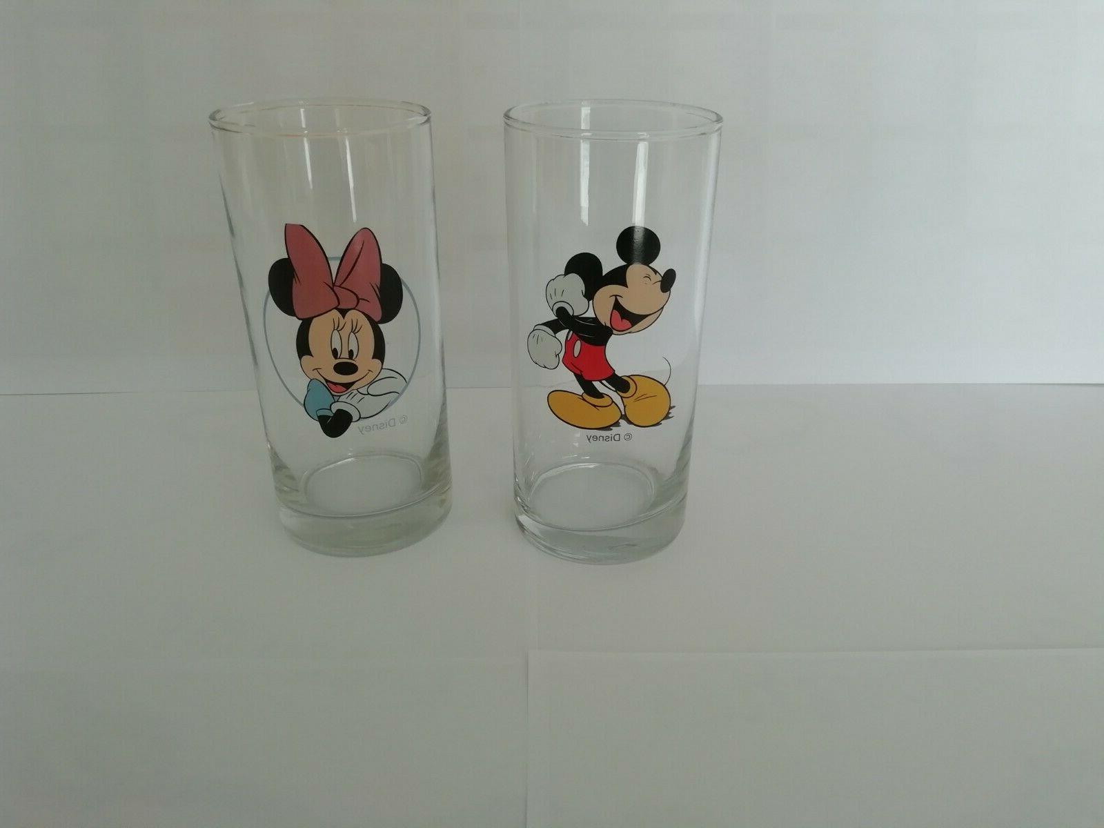 verres disney mickey et minnie mouse neufs