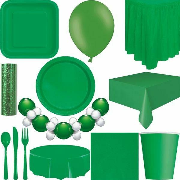 vert fete deco decoration vert fonce anniversaire