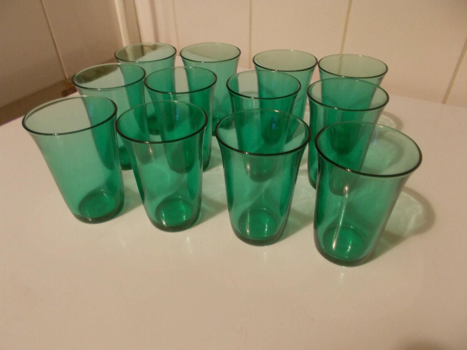 vintage 12 verres publicitaires huile lesieur sans