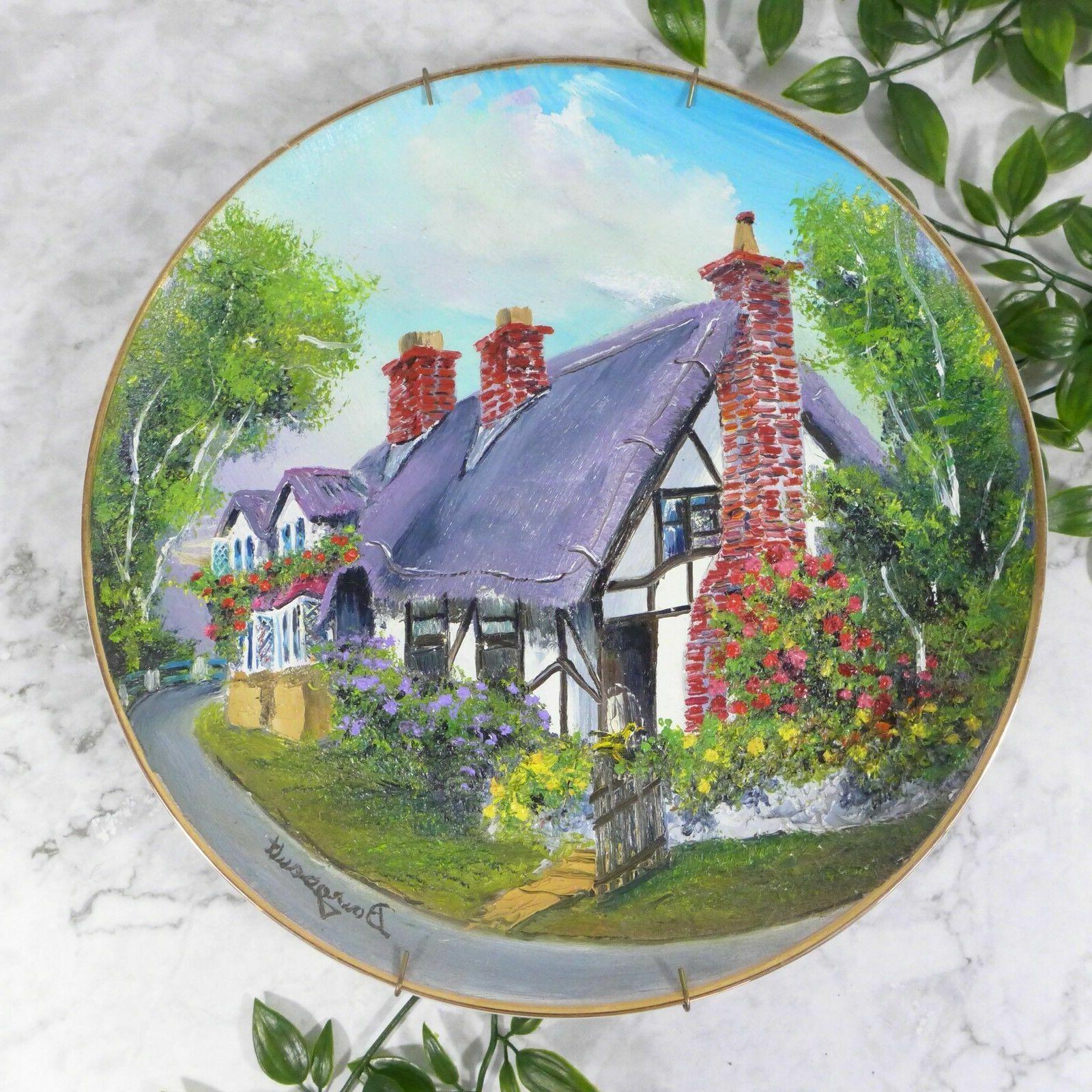 vintage bourgeault signe rose cabanon 40 anglais