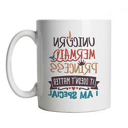 Licorne Sir&egrave;ne Princesse, Tasse - Mignon Fantaisie Tasse Ca