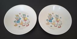 lot de 2 assiettes donald et daisy duck walt disney producti