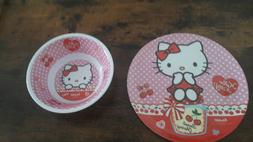 Enfant Assiette / Tasse Hello Kitty Neuf