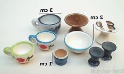 lot de vaisselle, poteries miniatures, diverses &eacute;chelles lo