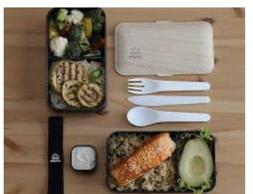 Lunch Box Bento 2 &Eacute;tages Premium Marque Fran&ccedil;aise/Micro-On