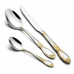 Dor&eacute; Cutlery Set D&icirc;ner Set Acier Inoxydable