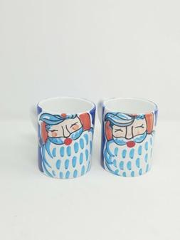 Pier 1 Main Peint Caf&eacute; Mugs No&euml;l P&egrave;re No&euml;l Italie Cuisin