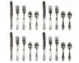 Couverts Ensemble Miniature 1:12 Plastique &agrave; Manger