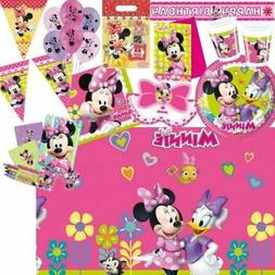 Minnie Mouse F&ecirc;te Fournitures Vaisselle, Ballons & D&eacute;corat