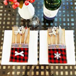 Couteau Fourche Support Sac No&euml;l D&eacute;corations Maison