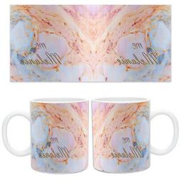 Nom Personnalis&eacute; / Initiales Marbre Imprim&eacute; Haute Qualit&eacute;