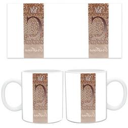 Nom Personnalis&eacute; / Initiales Marbre Imprim&eacute; Haute Qualit&eacute;