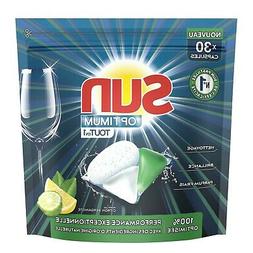SUN Optimum Tout En 1 Citron Bergamote Tablette lave-vaissel
