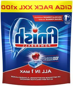 Finish Pastilles Lave-Vaisselle Powerball All in One Max 100