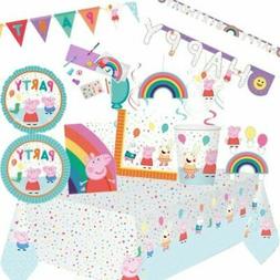Peppa Pig F&ecirc;te Fournitures Vaisselle, D&eacute;corations,Bandeaux