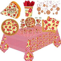 Pizza F&ecirc;te Vaisselle, D&eacute;corations Et Ballons