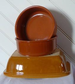 PLAT FOUR TERRE CUITE GRES ALIMENTAIRE 30X8X19 ROND 19 X8 LO