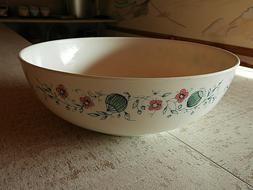 plat melamine vintage vaisselle camping fleur