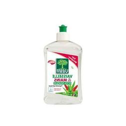 L'ARBRE VERT Lot de 5 Flacons de 500 ml Liquide vaisselle