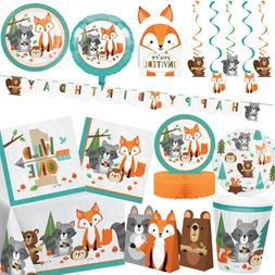 Sauvage For&ecirc;t Animaux F&ecirc;te Vaisselle, D&eacute;corations & Ballo