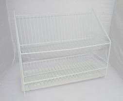 Assiettes Tasses Cuisine S&eacute;choir Suspendu Et Plateau Blanc