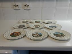 SERVICE ASSIETTES MICKEY 1930 AUTHENTIQUE DISNEY FAIENC. ONN