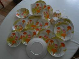 SERVICE MELAMINE VINTAGE ANNEE 70 MARQUE " MELSTAR " FRANCE