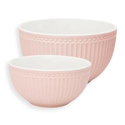 Greengate Servier Coquilles Alice Pale Rose Bol 2er Set C&eacute;r