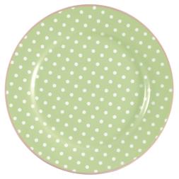 Assiette Vert Petit Schwedenhaus Pois
