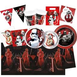 Star Wars Ep8 F&ecirc;te Fournitures Vaisselle, Sacs, Ballons & D
