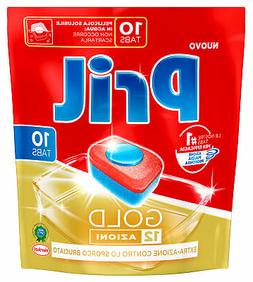 PRIL Tabs Lave-vaisselle Gold 10 Pi&egrave;ces Produit D&eacute;tergent 