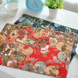Pads Mats Tissu Repas Repas Style Japonais Sushi Napperon