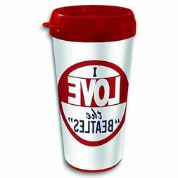 The Beatles - I Love The Beatles Travel Mug Tasse ROCK OFF