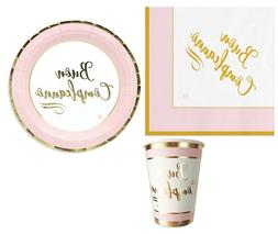 Lunettes Serviettes De Table Chiffon Ensemble Rose Or Buon C